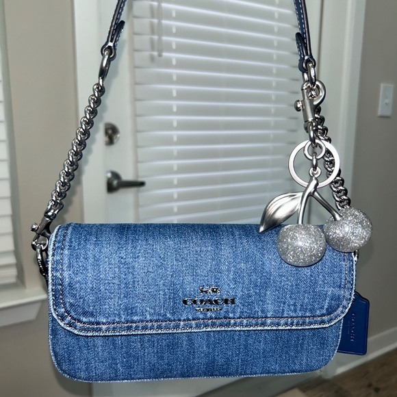COACH Denim Hailey Flap Bag 💙 - Picture 10 of 10